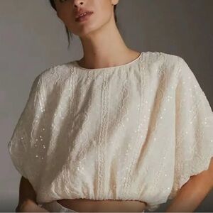 Endless Rose Sequined Bubble Top